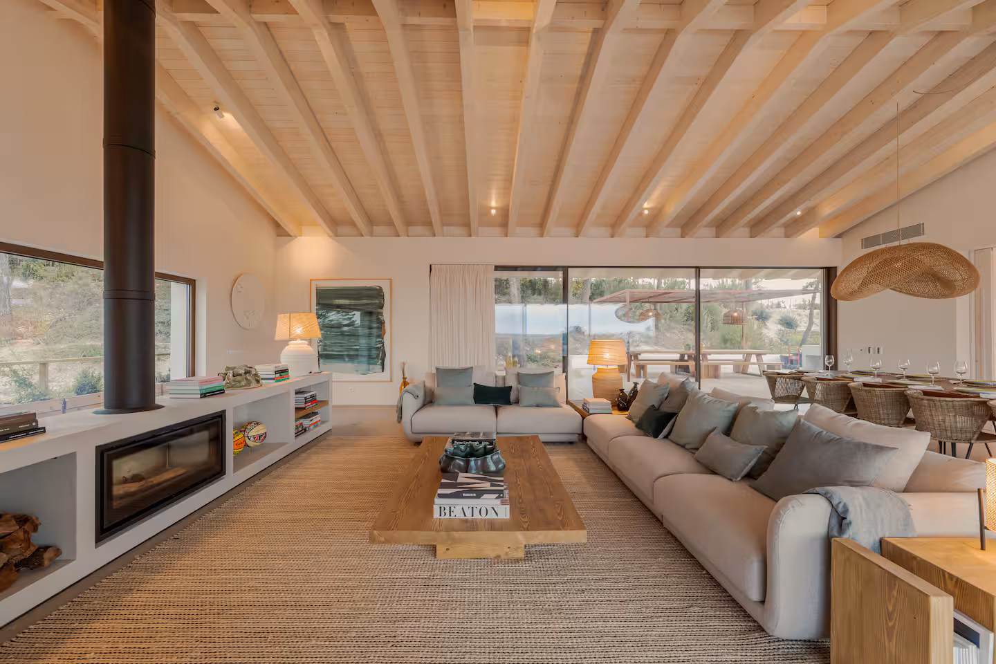 Open living room